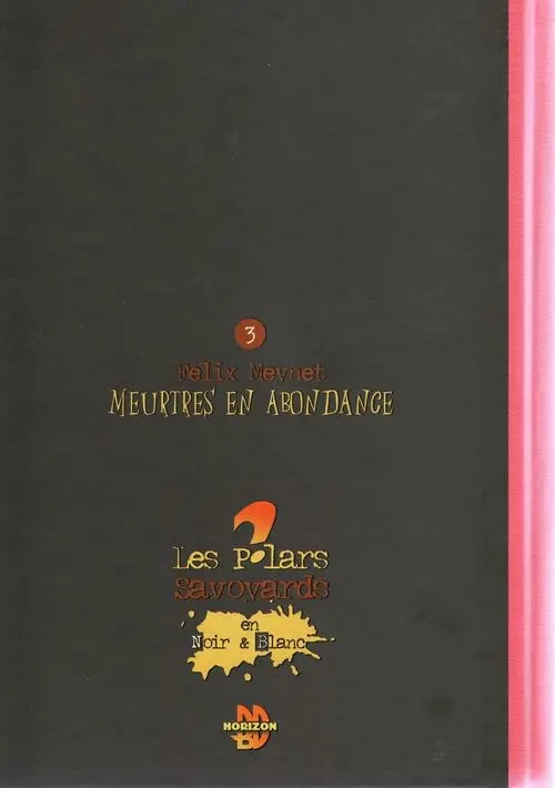 Verso de l'album Fanfoué des Pnottas Les polars savoyards Tome 3 Meurtres en abondance