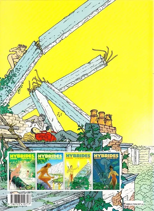 Verso de l'album Hybrides Tome 3 D'un soleil à l'autre