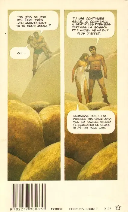 Verso de l'album Le Mercenaire Tome 1 Le feu sacré