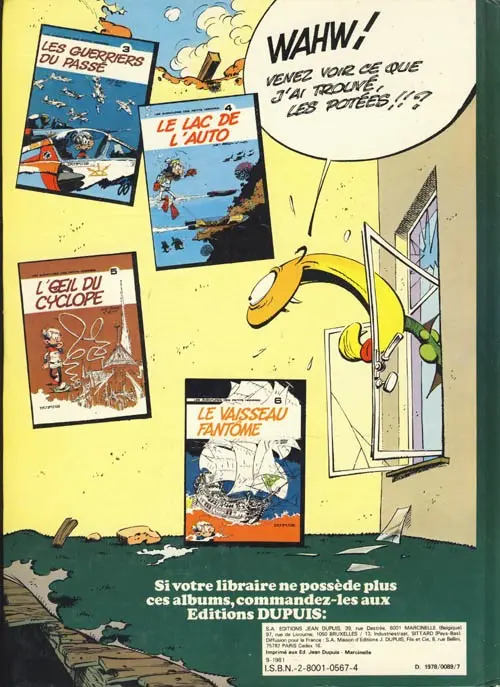 Verso de l'album Les Petits hommes Tome 7 Les ronces du samouraï