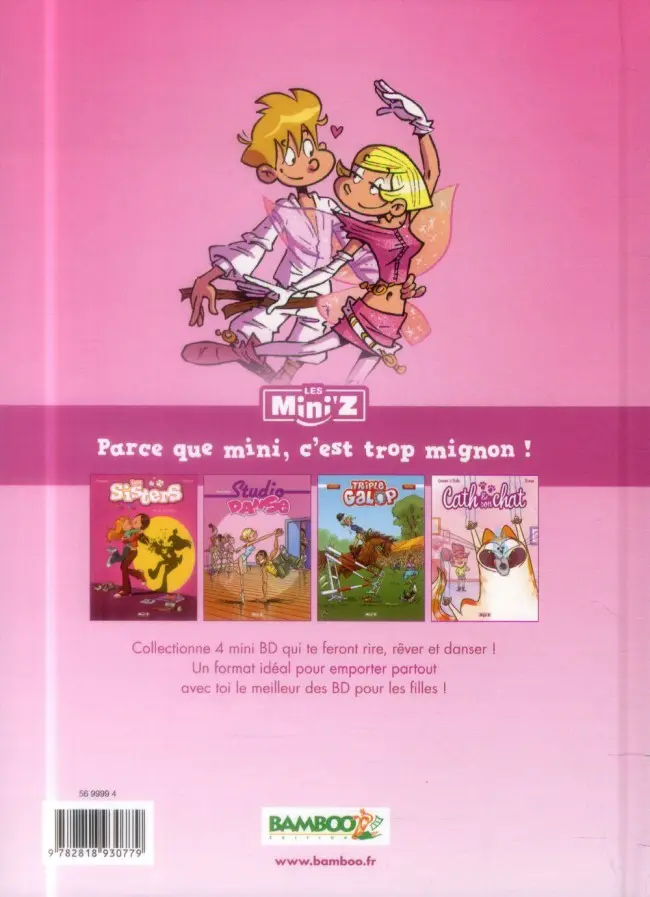 Verso de l'album Studio danse Tome 1