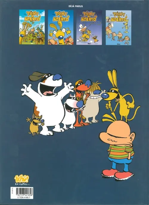 Verso de l'album Tony & Alberto Tome 4 Super Blaireau