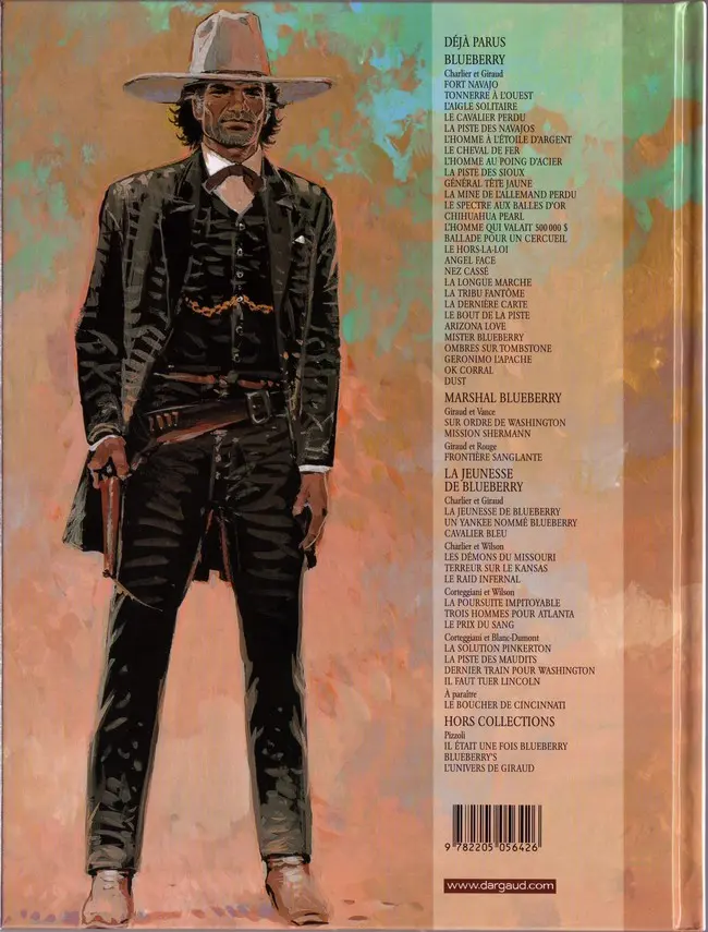 Verso de l'album Blueberry Tome 28 Dust