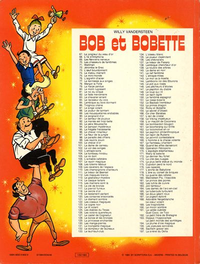 Verso de l'album Bob et Bobette Tome 197 La Sirène du delta