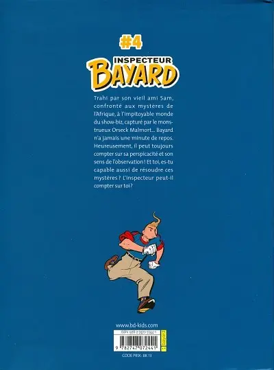 Verso de l'album Les Enquêtes de l'inspecteur Bayard Tome 4