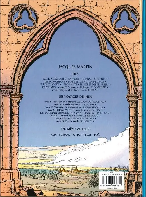 Verso de l'album Jhen Tome 12 Le Grand Duc D'Occident