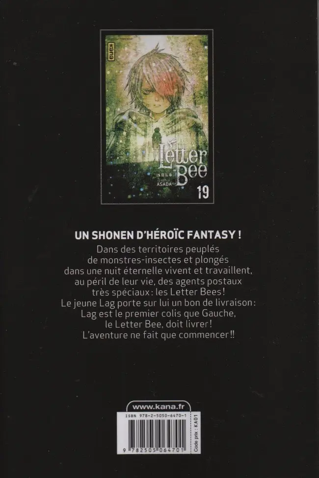 Verso de l'album Letter Bee 19