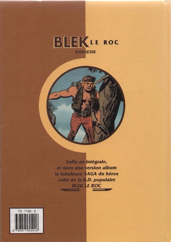 Verso de l'album Blek le roc 1