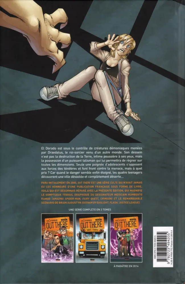 Verso de l'album Out there Tome 2