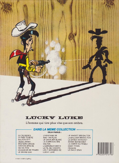 Verso de l'album Lucky Luke Tome 47 Le magot des Dalton
