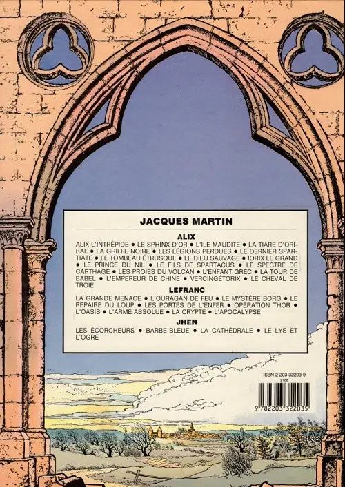 Verso de l'album Jhen Tome 5 La cathédrale