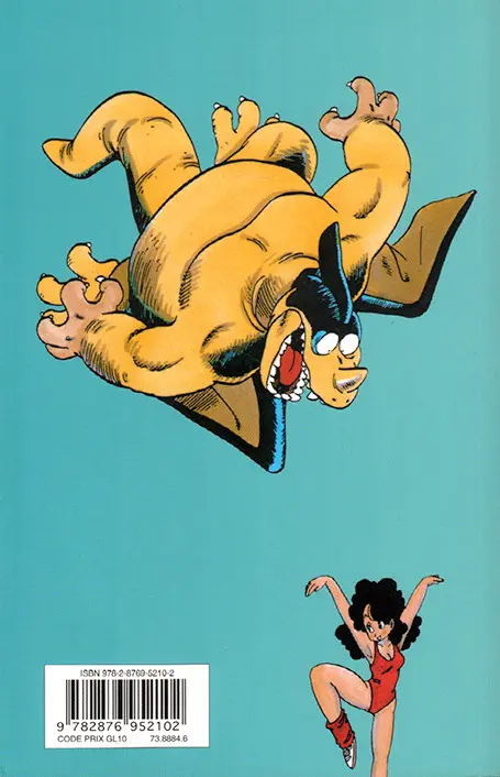 Verso de l'album Dragon Ball (sens français) Tome 4 Le Tournoi
