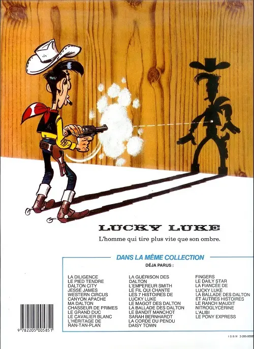 Verso de l'album Lucky Luke Tome 38 Ma Dalton