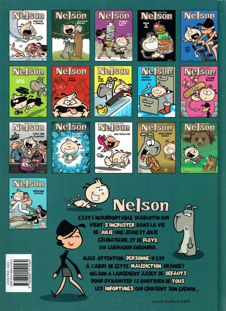 Verso de l'album Nelson Tome 12 Forcément coupable