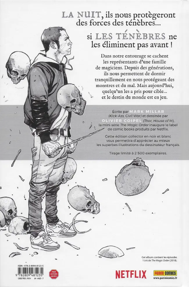 Verso de l'album The Magic Order Volume 1