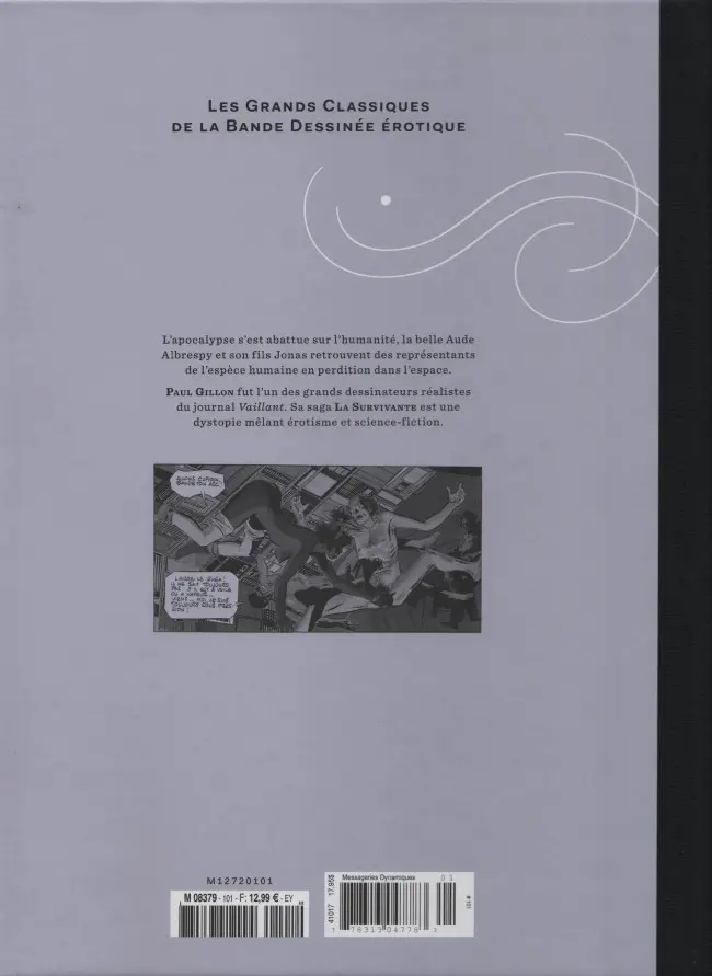Verso de l'album Les Grands Classiques de la Bande Dessinée Érotique - La Collection Tome 101 La Survivante - Tome 3