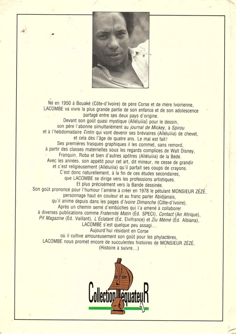 Verso de l'album Monsieur Zézé Tome 1 ça c'est fort !