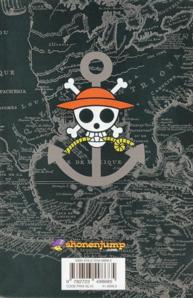 Verso de l'album One Piece Tome 40 Gear