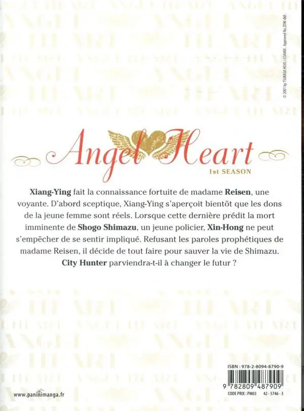 Verso de l'album Angel Heart - 1st Season Vol. 12