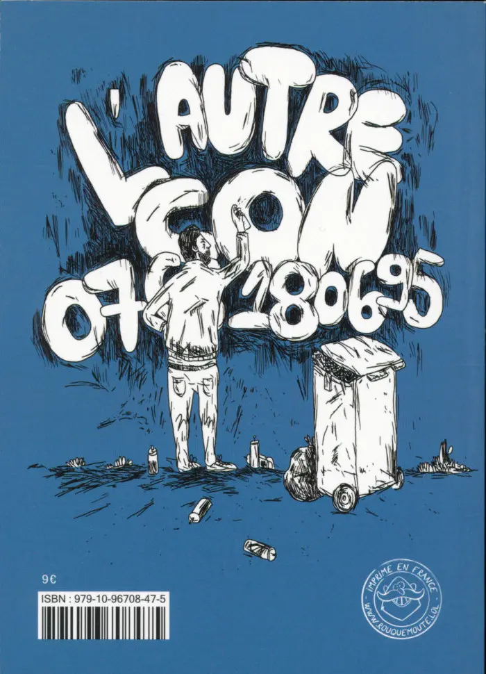 Verso de l'album L'autre Con