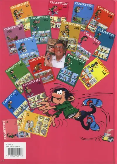 Verso de l'album Gaston Tome 16
