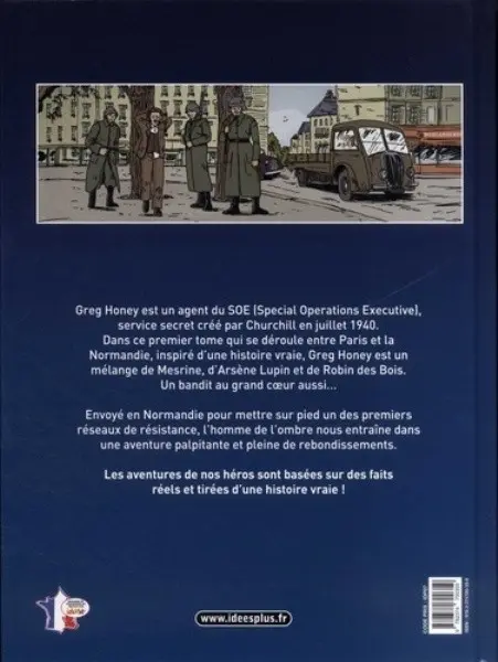 Verso de l'album L'espion du jour J. Tome 1 La cavale !