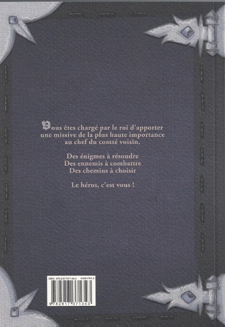 Verso de l'album Chevaliers - Journal d'un héros Tome 2 Livre 2 - Le message