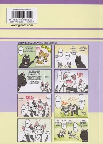 Verso de l'album Chi - Mon Chaton 3