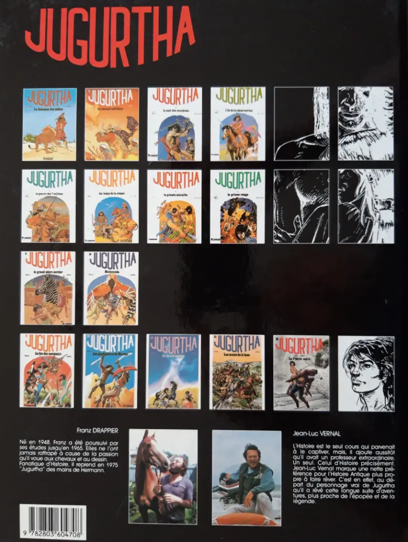 Verso de l'album Jugurtha Tome 12 Les gladiateurs de Marsia