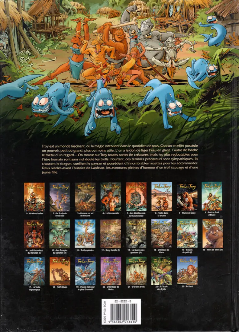 Verso de l'album Trolls de Troy Tome 14 L'histoire de Waha