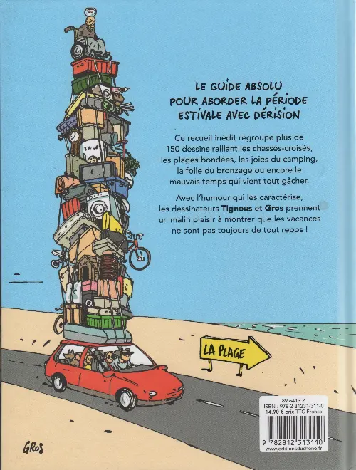Verso de l'album Comment rater ses vacances