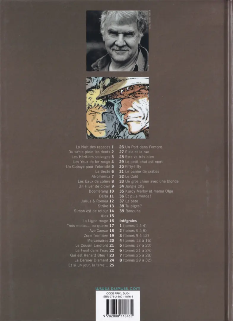 Verso de l'album Jeremiah Tome 6 La Secte
