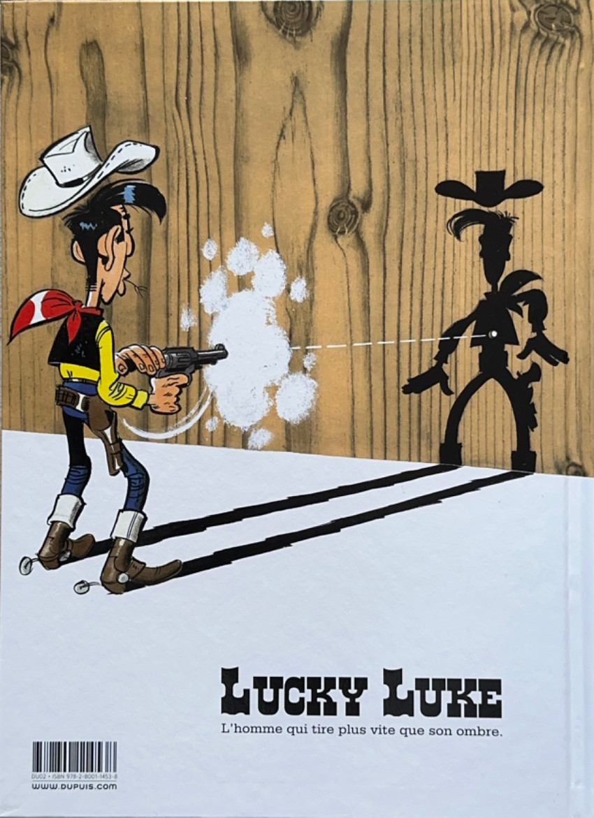 Verso de l'album Lucky Luke Tome 13 Le juge