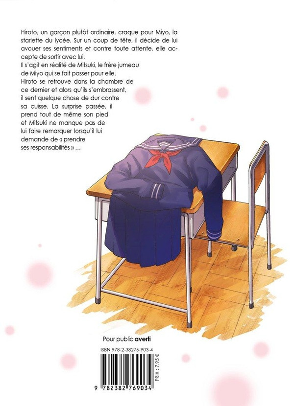 Verso de l'album Le plan de Mitsuki