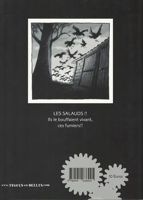 Verso de l'album Le Corbeau et autres meurtres noirs