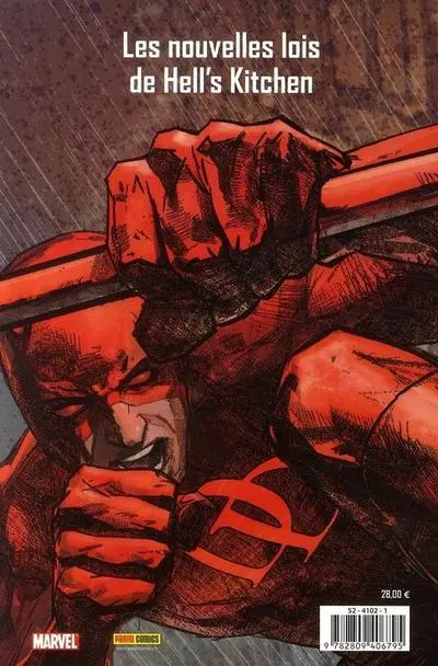 Verso de l'album Daredevil - L'Homme sans peur Tome 2 Le Procès du siècle