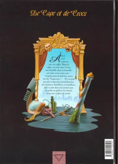 Verso de l'album De Cape et de Crocs Tome 1 Le secret du janissaire