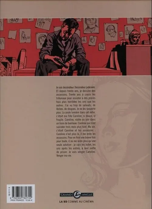 Verso de l'album Le Dessinateur Tome 1 Caroline