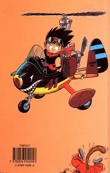 Verso de l'album Dragon Ball (sens français) Tome 1 Sangoku