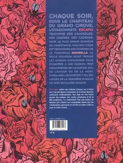 Verso de l'album Escapo