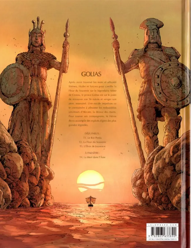Verso de l'album Golias Tome 3 L'Élixir de Jouvence