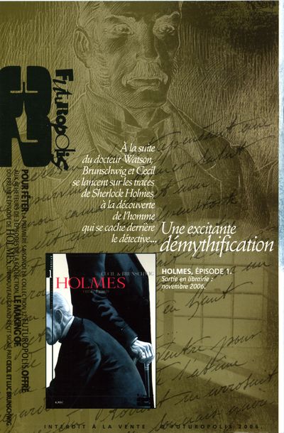 Verso de l'album Holmes Le Making Of