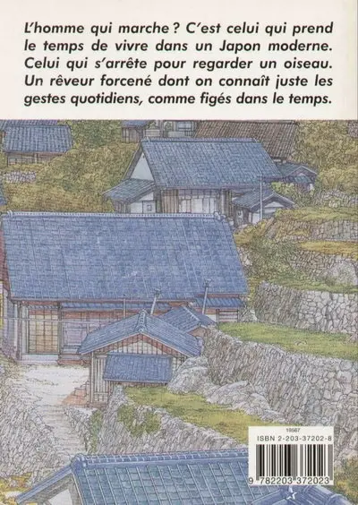 Verso de l'album L'Homme qui marche