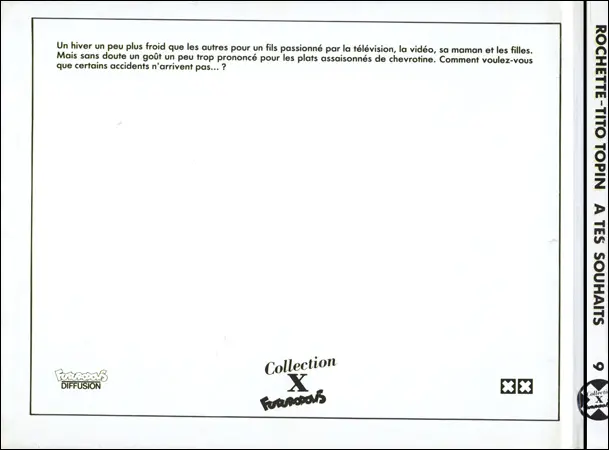 Verso de l'album À tes souhaits