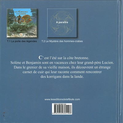 Verso de l'album Les Korrigans d'Elidwenn Tome 5 La Licorne de Brocéliande