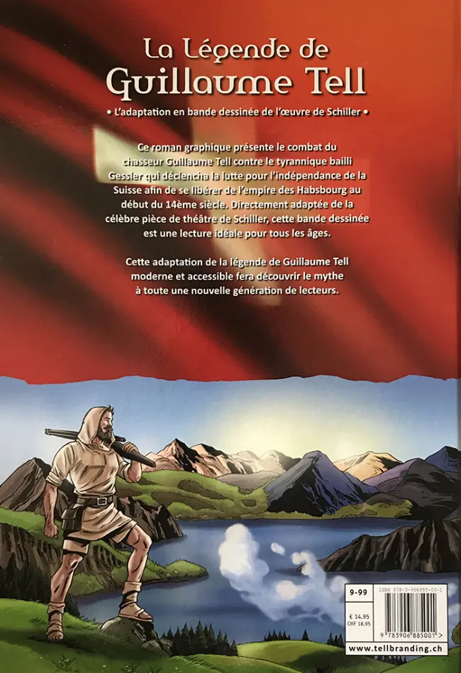Verso de l'album La Légende de Guillaume Tell