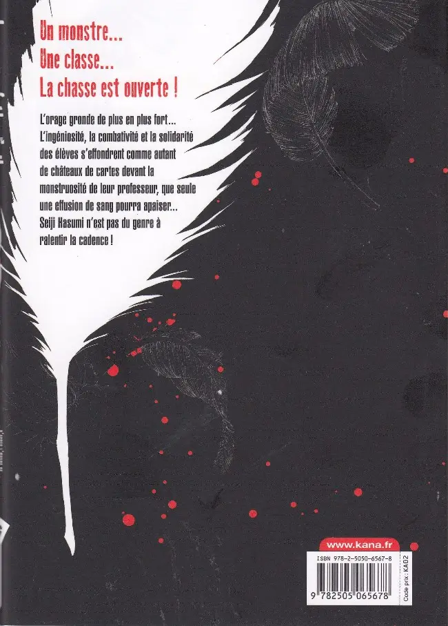 Verso de l'album Lesson of the Evil 8