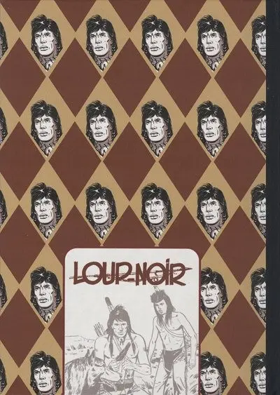 Verso de l'album Loup Noir Tome 1