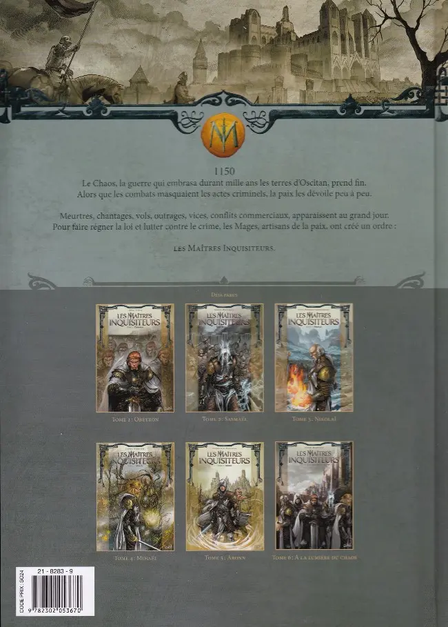 Verso de l'album Les Maîtres inquisiteurs Tome 6 À la lumière du chaos