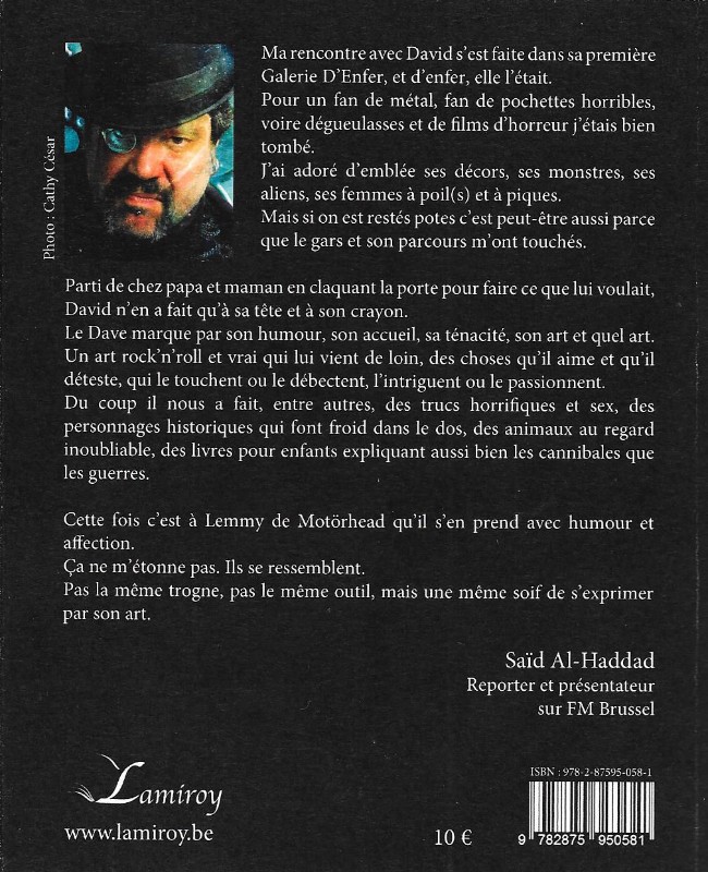 Verso de l'album Lemmy
